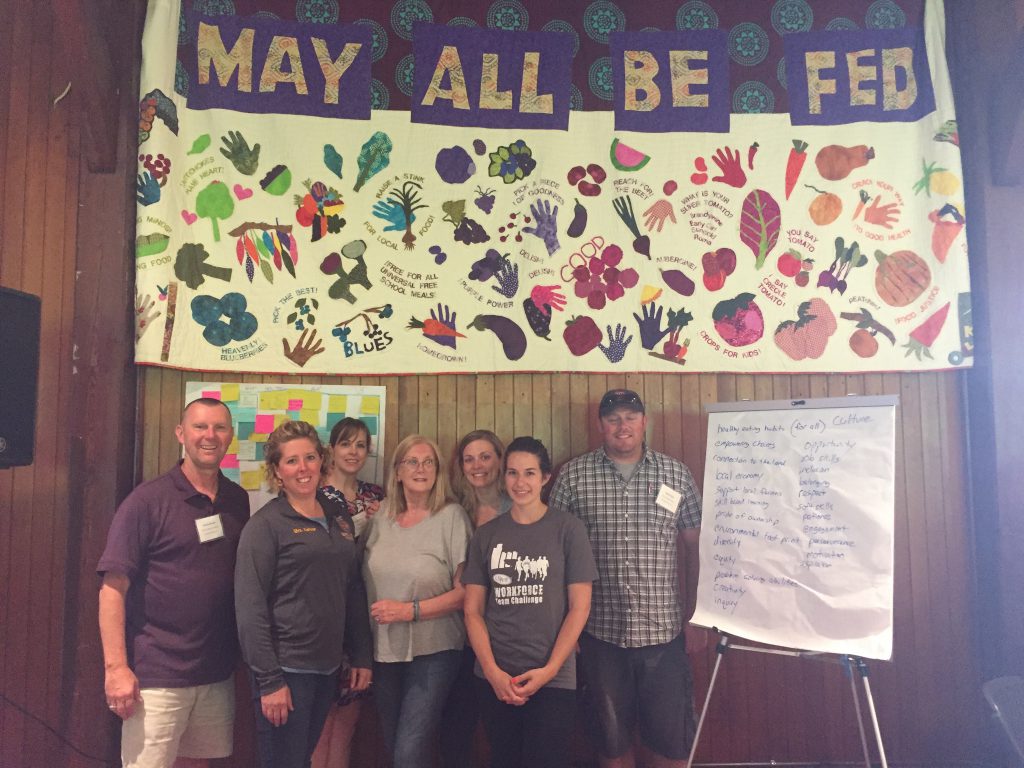 Farm to School Institute team members pose as a group