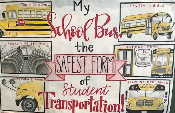 school bus safety poster