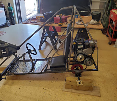 go kart in progress