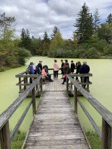 BKW seventh grade students participating in a field trip to Five Rivers Environmental Education Center in Delmar, NY on Sept. 29.