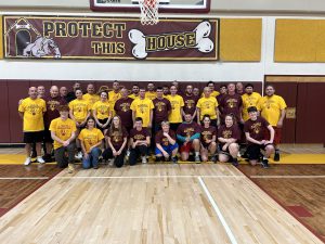 BKW alumni pictured at this year's BKW 'Alumni Basketball' event on Jan. 7.