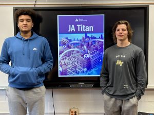 Congratulations to BKW high school students Andre Hooks and Christopher Davis for excelling and winning the JA Titan CEO Challenge.