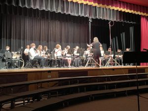 BKW students performing at the recent secondary school spring concert on Thursday, June 1.