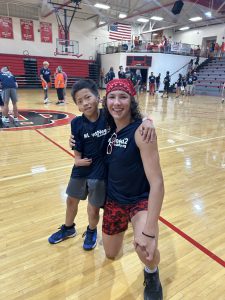 BKW junior Arlan Wright (on the right) is making an impact on helping others to adapt to their differences.