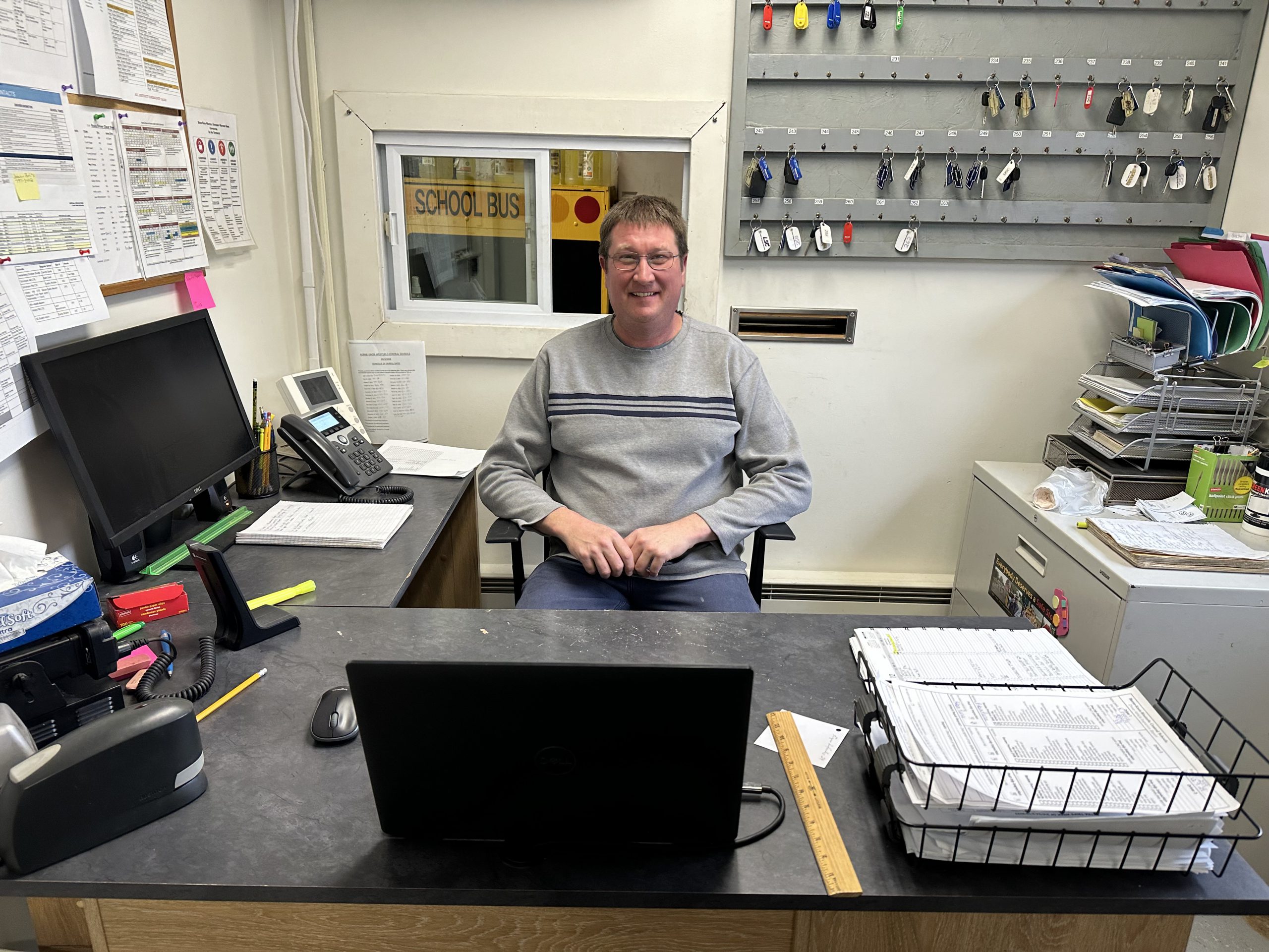 District new Transportation Supervisor Mr. Sisson BerneKnox