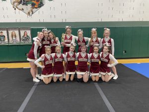 The BKW Cheerleading squad kept the motivation going for the 2023-24 winter sports season.