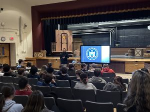 New York State Department of Civil Service Deputy Director, Centers for Careers in Government and BKW Class of 2000 graduate, Erin Ferguson, held multiple seminars for students to review the current employment landscape in public service