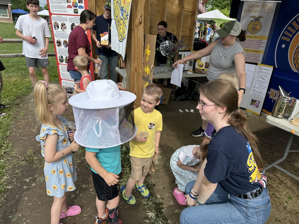 Ag Day offers numerous opportunities for FFA members to engage and learn with their fellow students. FFA members showed the importance of pollination and the role bees play in our environment.