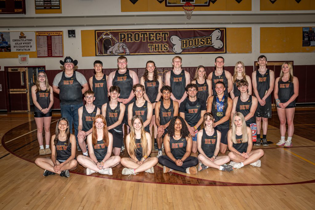 BKW boys' and girls' track and field team for the 2024-25 school year.