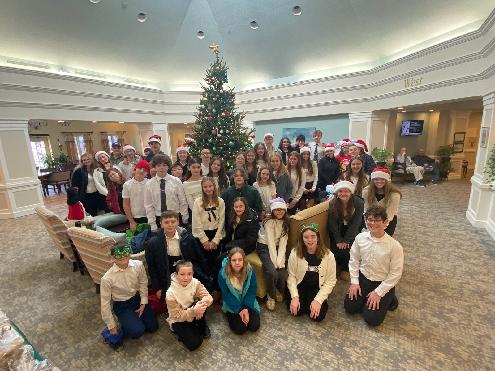 During the month of December, band and chorus students in grades 6-12 shared their talents by performing for residents of Beverwyck Independent Living (Albany & Guilderland).