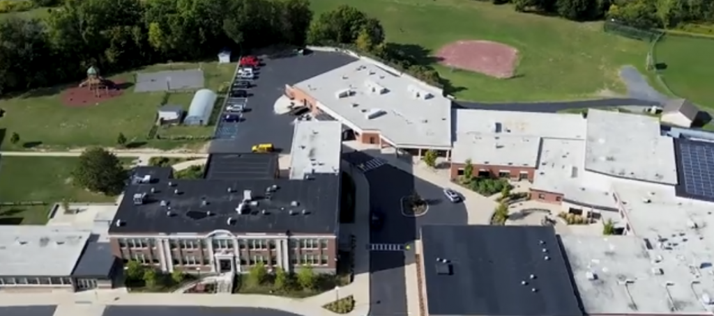 Roof of BKW for roof replacement capital project 2025